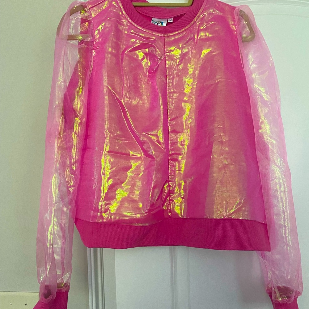 Queen of Sparkles Iridescent Sweatshirt & Skirt SET